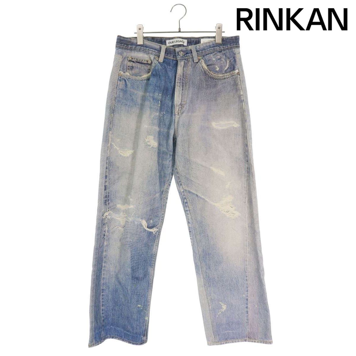 アワーレガシー THIRD CUTダメージ転写デニムパンツ メンズ 30