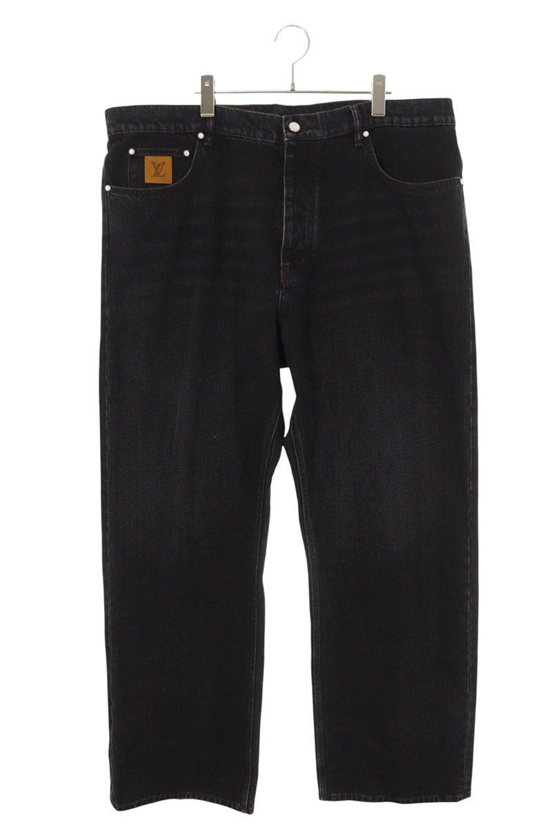 ルイヴィトン 26 SS RM 261 MJ XAU HSD 50 W LVロゴステッチスケートデニムパンツ メンズ 40インチ