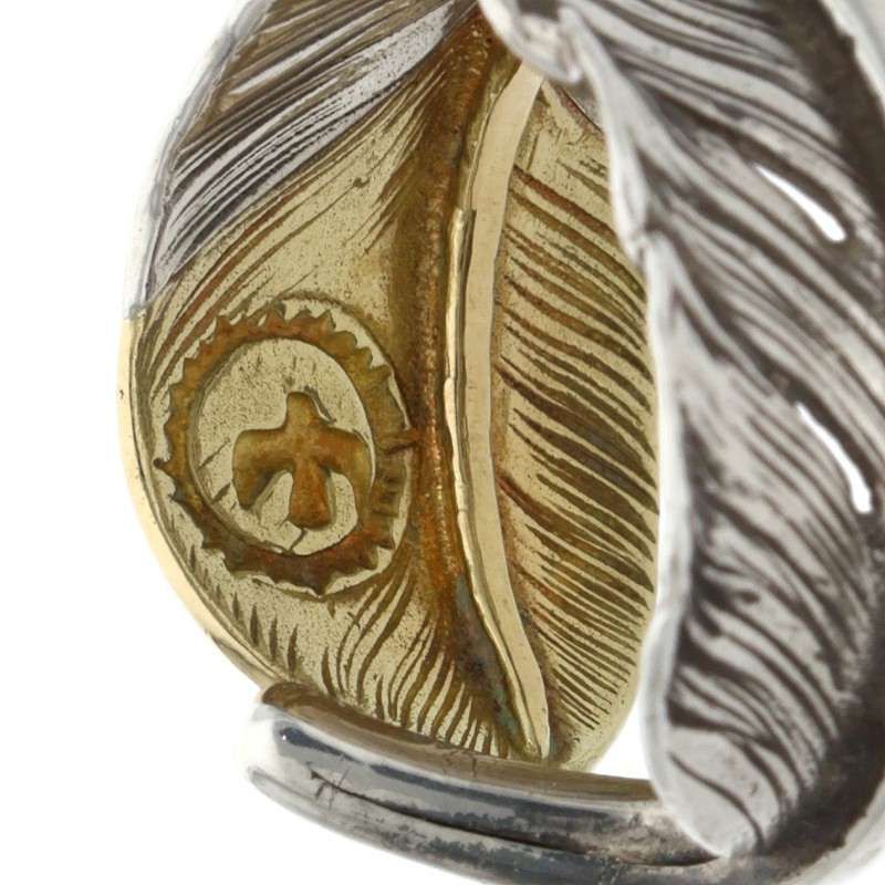 ゴローズ 先金特大フェザー リング メンズ 13号 - メルカリ