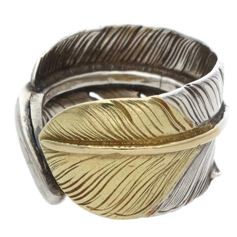 ゴローズ 先金特大フェザー リング メンズ 13号 - メルカリ