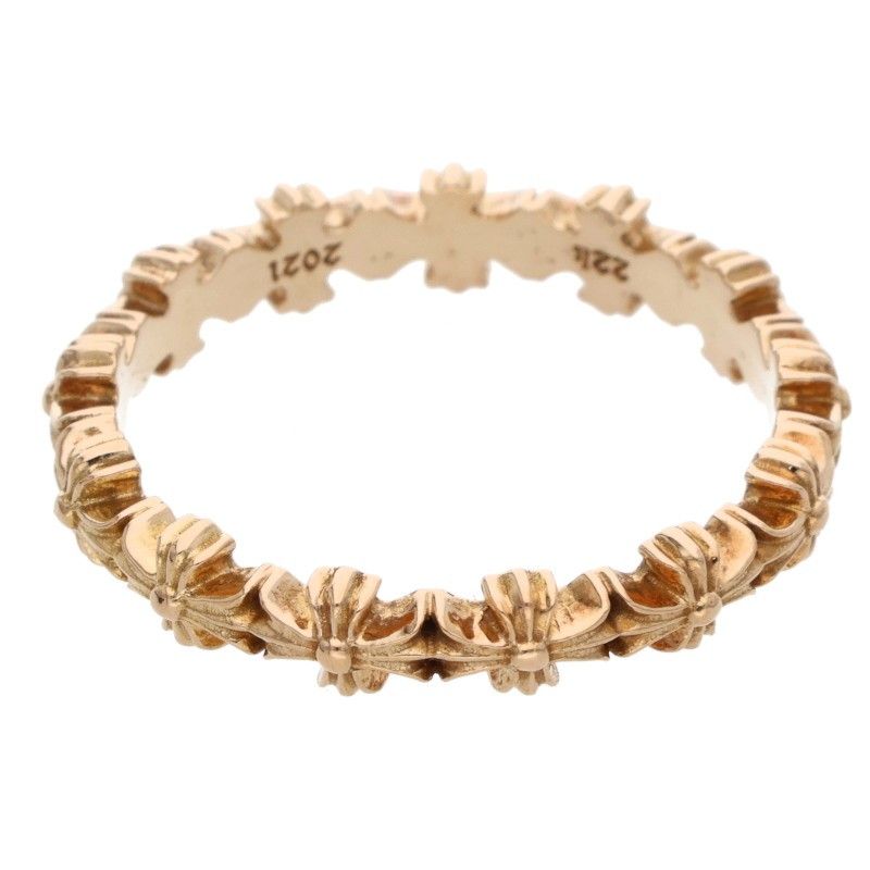 クロムハーツ 22K TINY E CH PLS BAND/タイニーECHプラスバンド