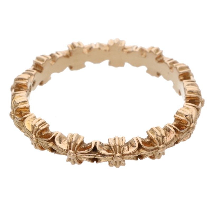 クロムハーツ 22K TINY E CH PLS BAND/タイニーECHプラスバンド