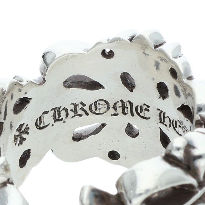 クロムハーツ DBL FLRL CRS/ダブルフローラルクロス シルバーリング