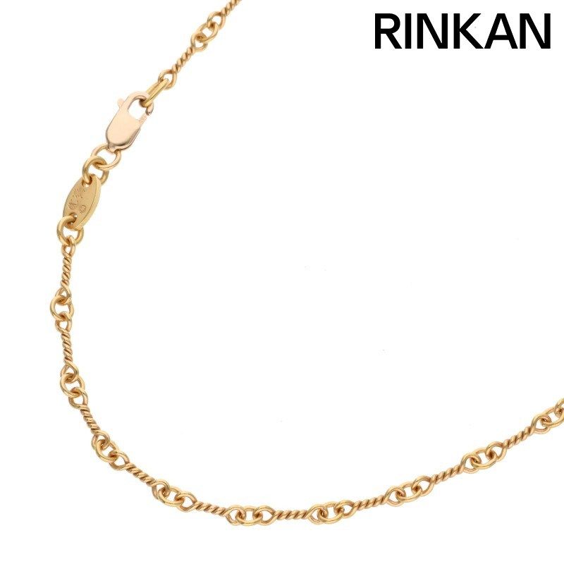 クロムハーツ 22K NECKCHAIN T20/ツイストチェーン20inch ゴールド