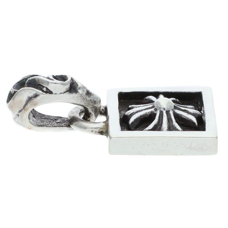 クロムハーツ FRAMED CH PLUS/フレームドCHプラス チャーム/シルバー