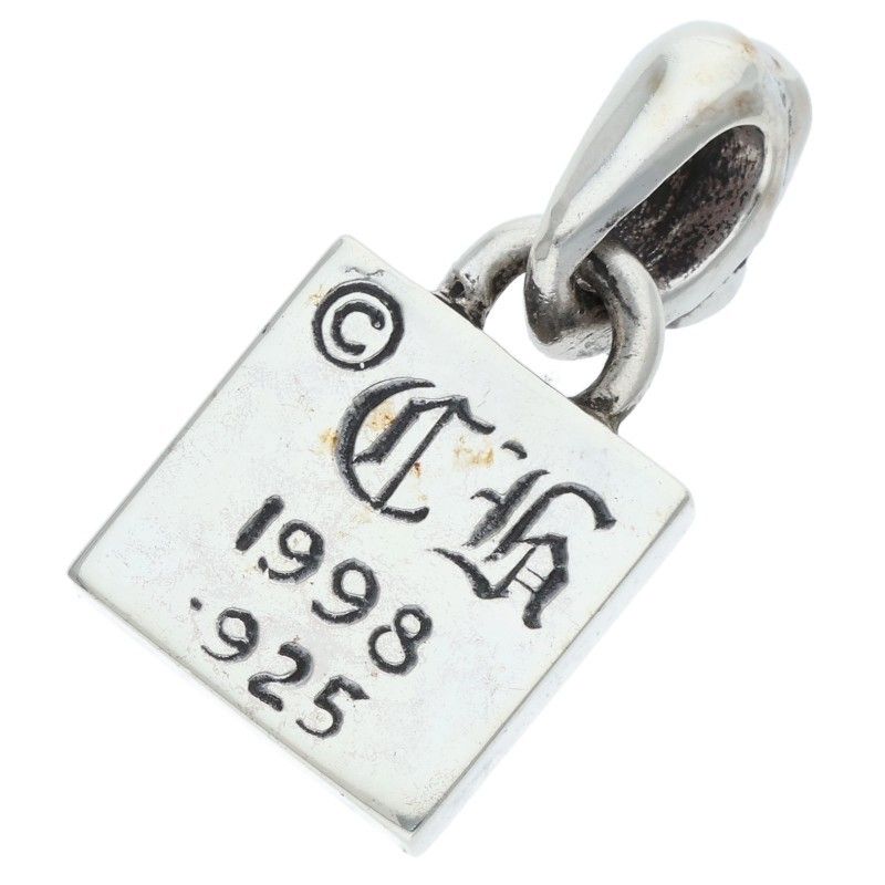 クロムハーツ FRAMED CH PLUS/フレームドCHプラス チャーム/シルバー