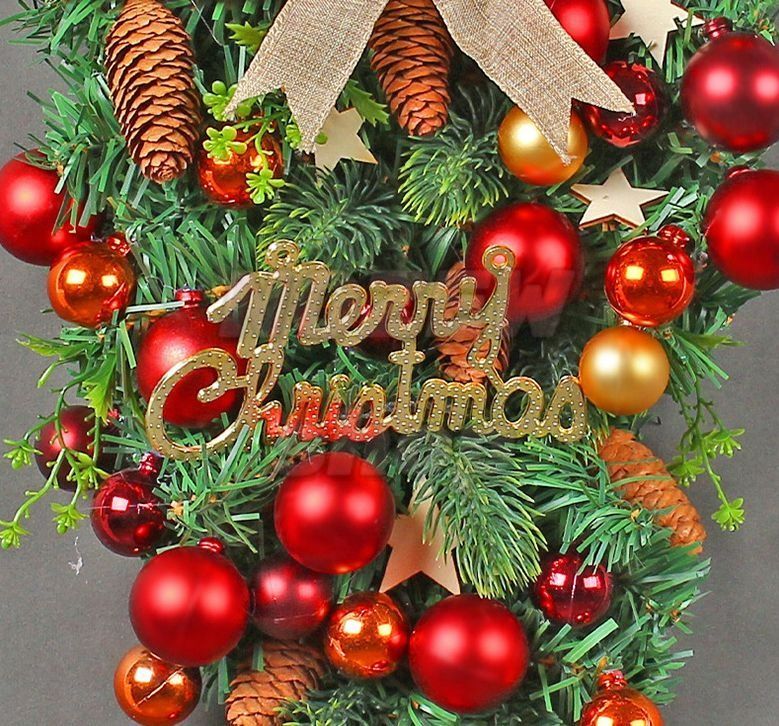 クリスマスリース クリスマス スワッグ 飾り 大きい オーナメント