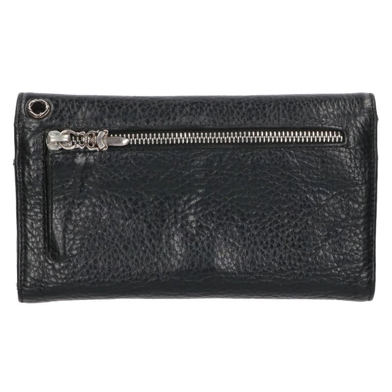 クロムハーツ WAVE CROSS BALL/ウェーブ クロスボールボタンレザー