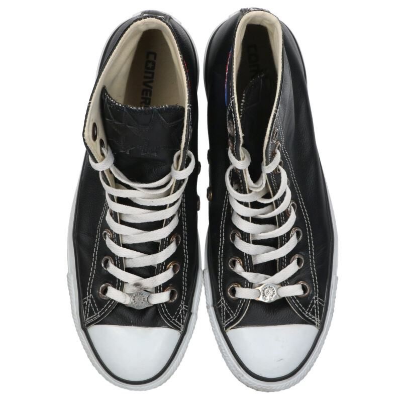 クロムハーツ ×コンバース CONVERSE H CONVERSE LEATHER シルバー装飾
