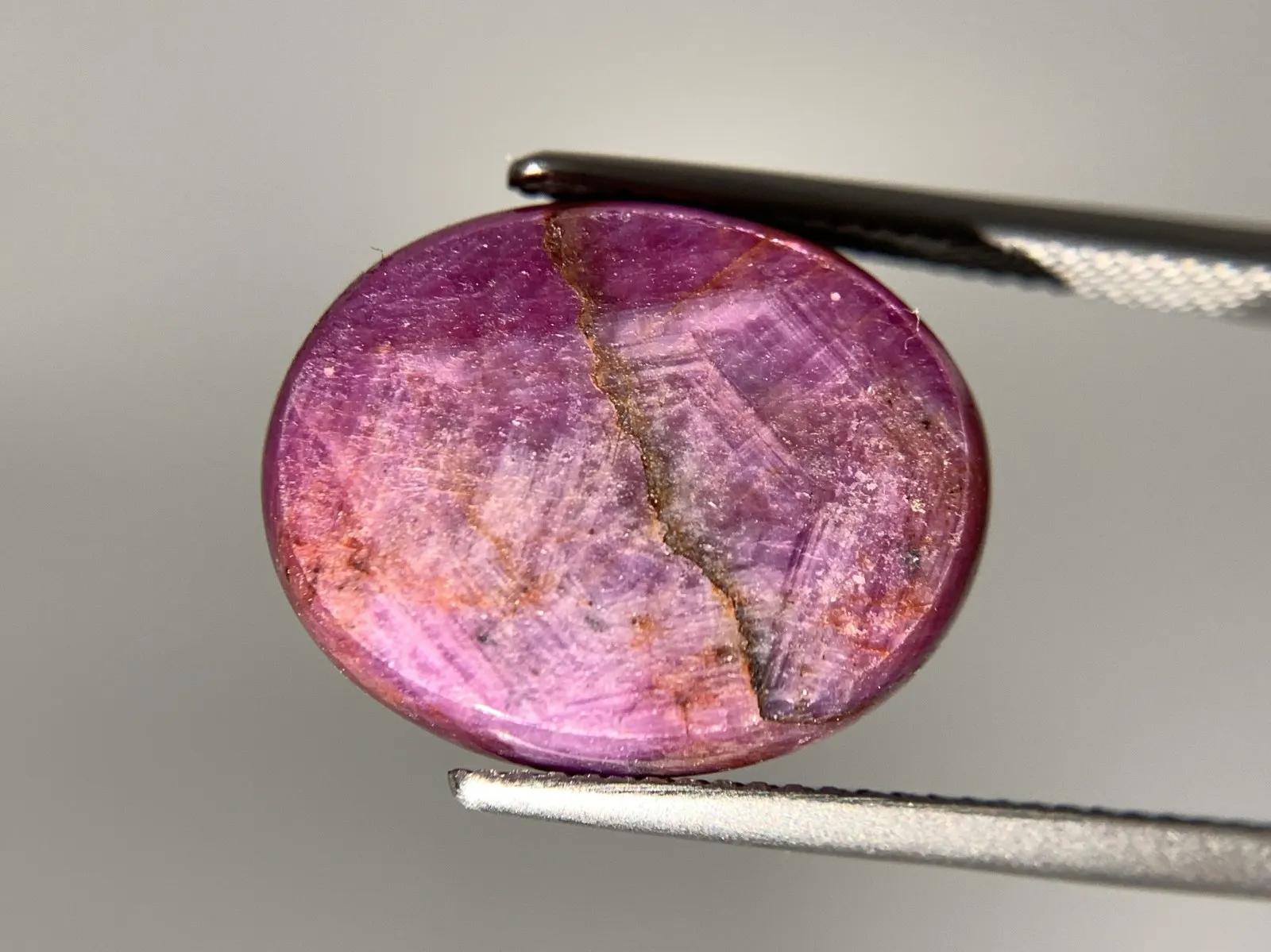 スタールビー 天然スタールビー1.280ct ＜加工承ります＞ 天然 10.203 