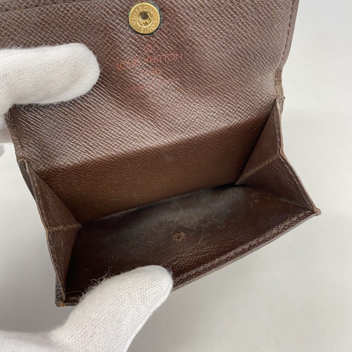 p86　ラドロー　ダミエエベヌ　ルイヴィトン　ケース ☆SALE【5oc1570】ルイヴィトン コインケース ダミエ ラドロー N62925