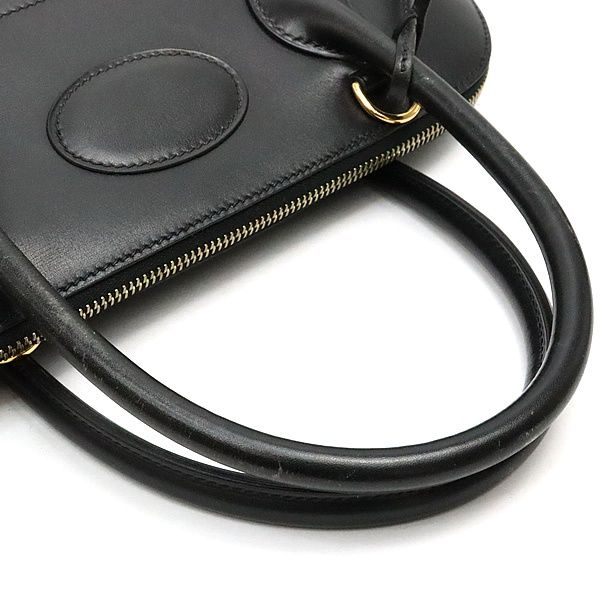 広尾店】 エルメス HERMES ボリード31 ハンドバッグ ボックスカーフ 黒