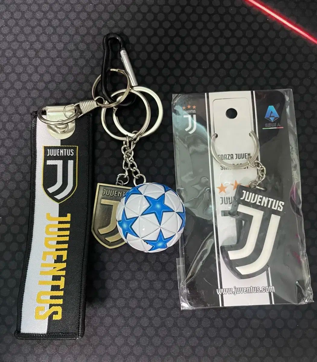 ユヴェントス キーホルダー セット サッカーボール