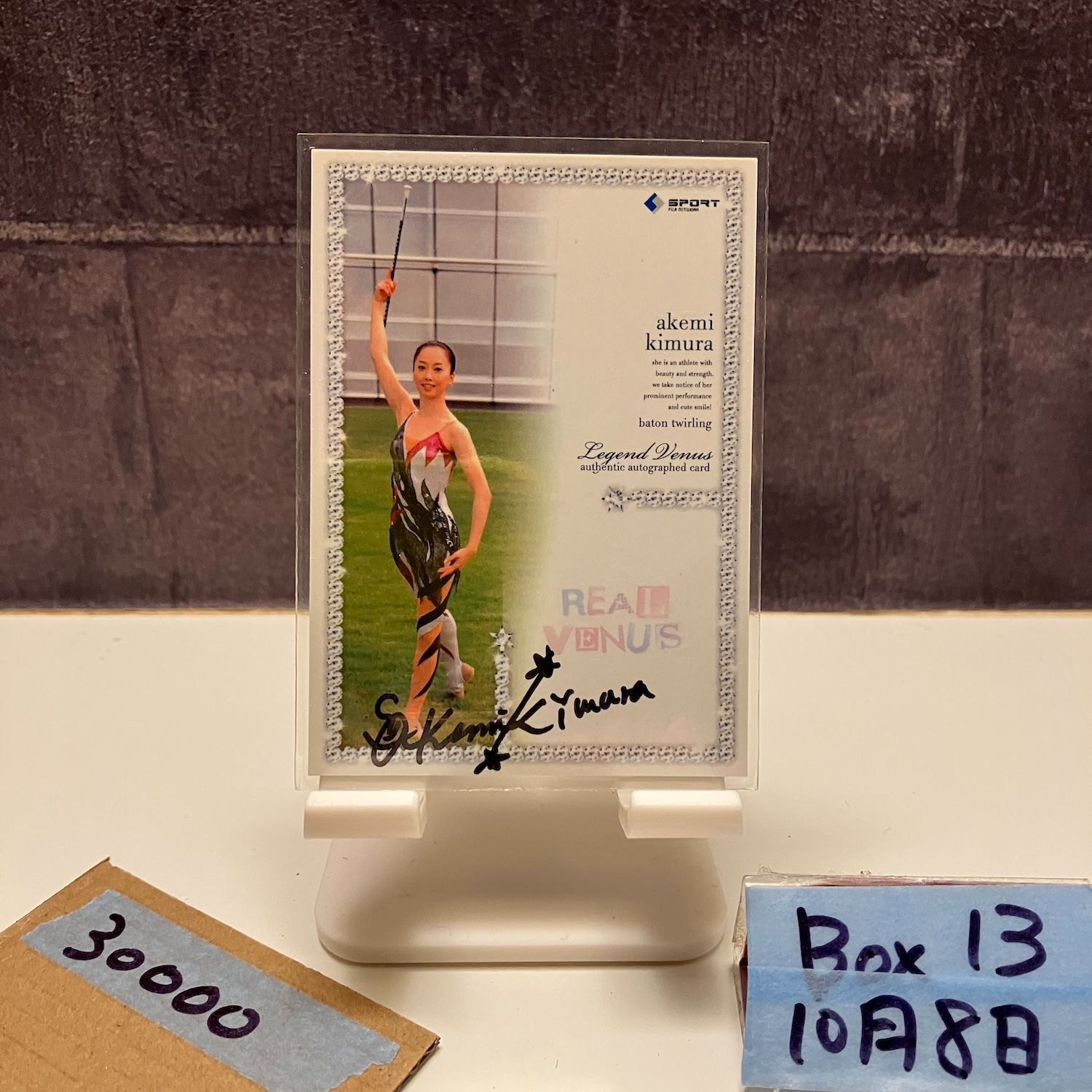 2010 BBM REAL VENUS 木村朱美 050/200 直筆サインカード Legend