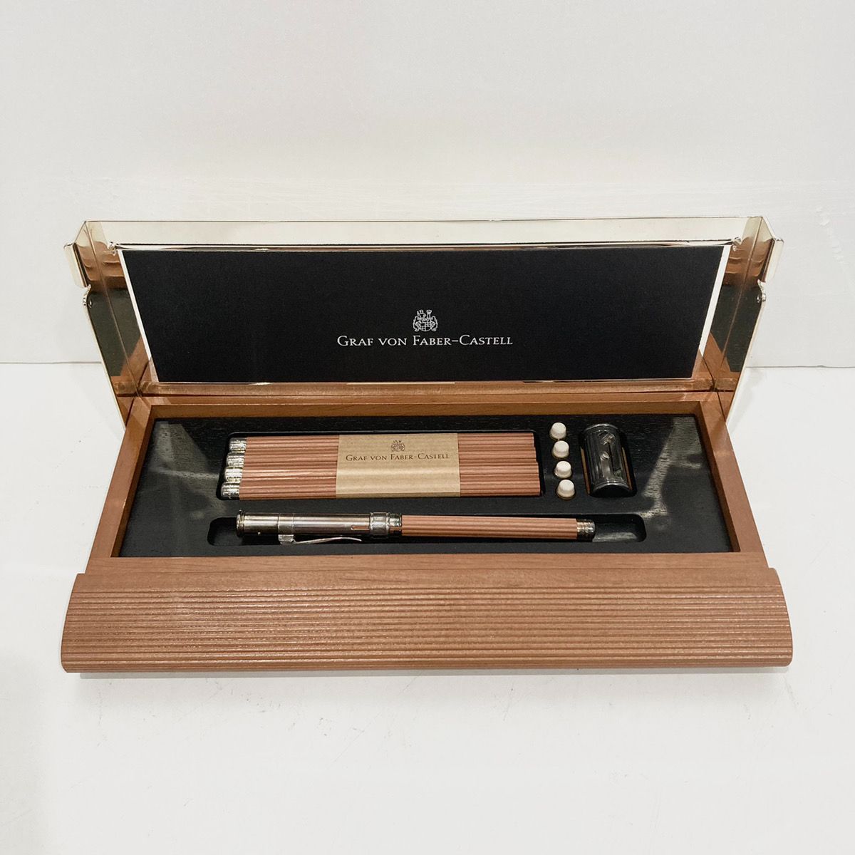 品 品 ファーバーカステル GRAF VON FABER CASTELL ペンシルセット キャップスターリングタイプ 伯爵セット
