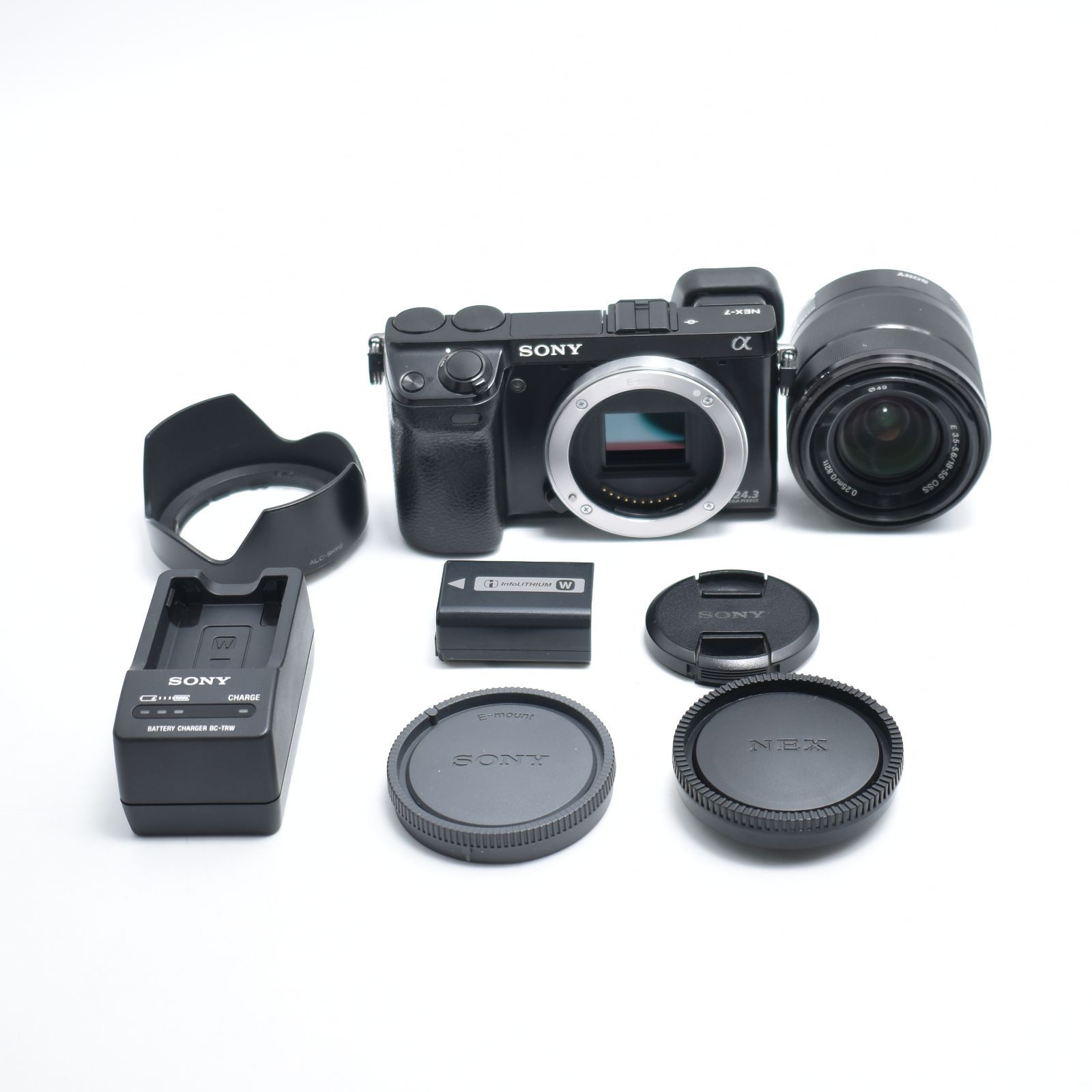 B#10377 SONY ミラーレス一眼カメラ α NEX-7 ズームレンズキット