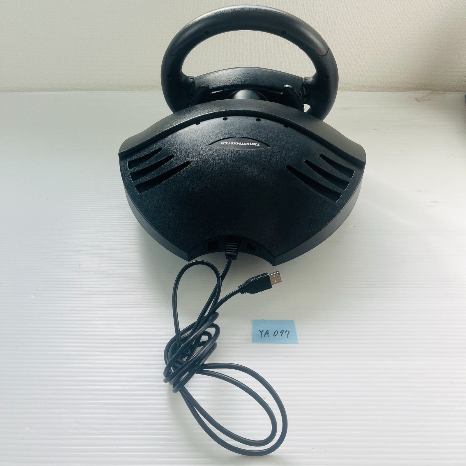 YA 097 PS 4 3 ステアリングコントローラー T 80 スラストマスター レーシングホイール RACING WHEEL 2ペダル 取扱説明書付き