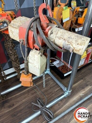 〇キトー KITO ストア 型番不明 60kg電気チェーンブロック【ハンズ