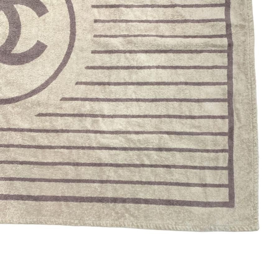 ♪1242 シャネル ビーチタオル バスタオル ブランケット ココマーク