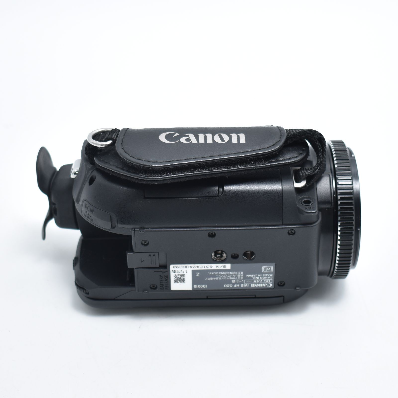 B#10282 Canon デジタルビデオカメラ iVIS HF G20 光学10倍ズーム 内蔵