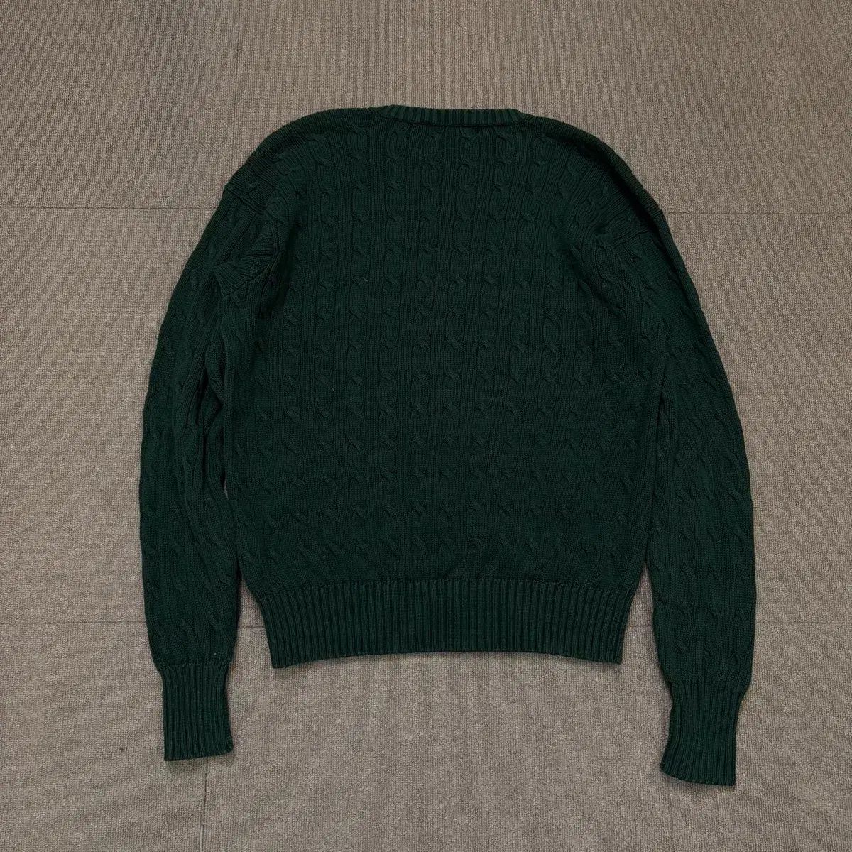 POLO ラルフローレン ポロ Vネック ケーブルニット