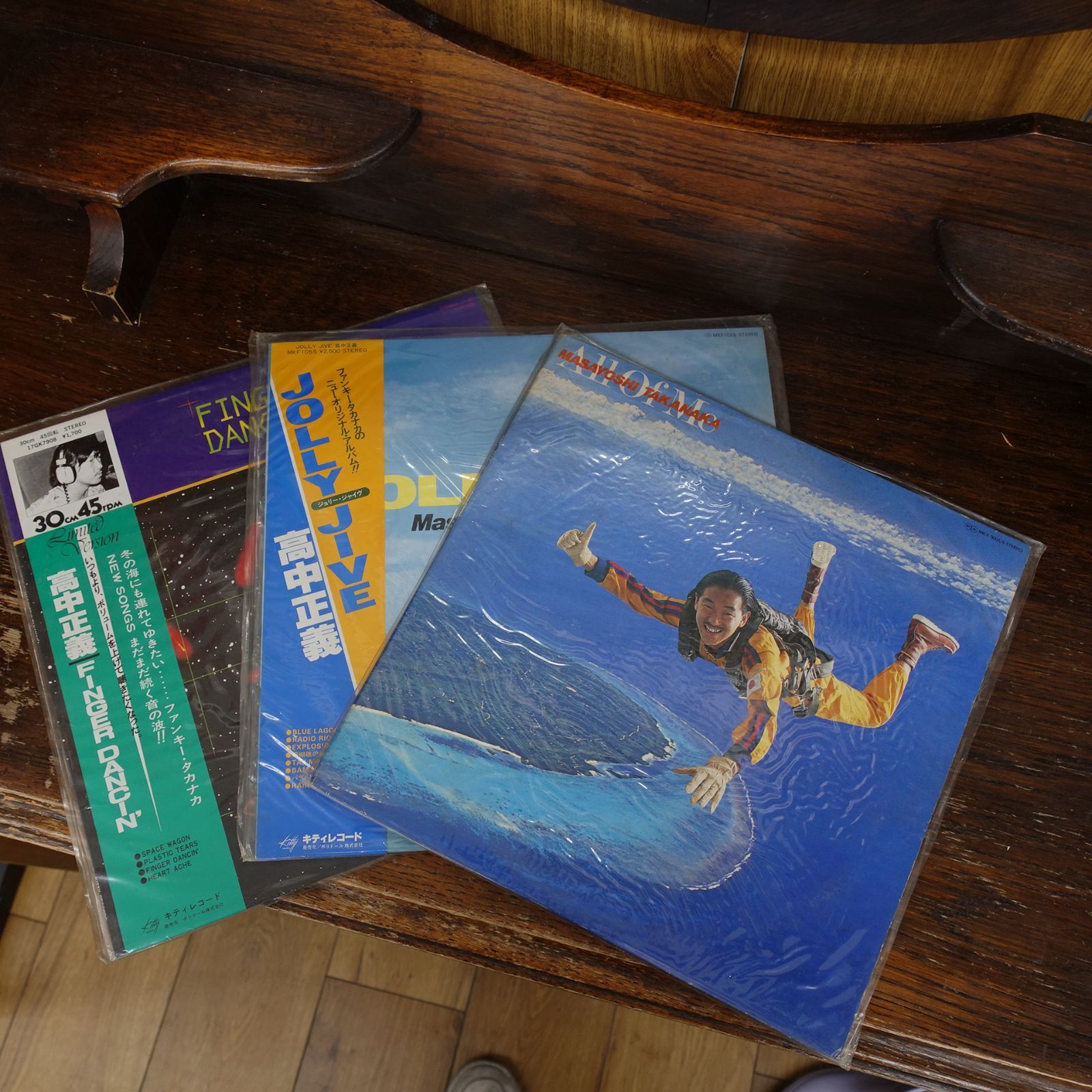 【LP】高中正義 レコードセット 高中正義LPレコード8枚セット 帯付/ステッカー付 - メルカリ