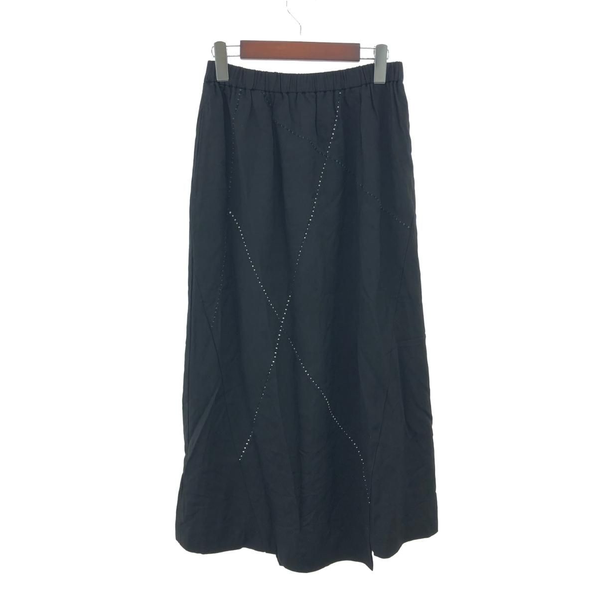 センソユニコ慈雨スカート40サイズ 慈雨 ジウ/センソユニコ 慈雨 ロングスカート サイズ40 M ダークグレー