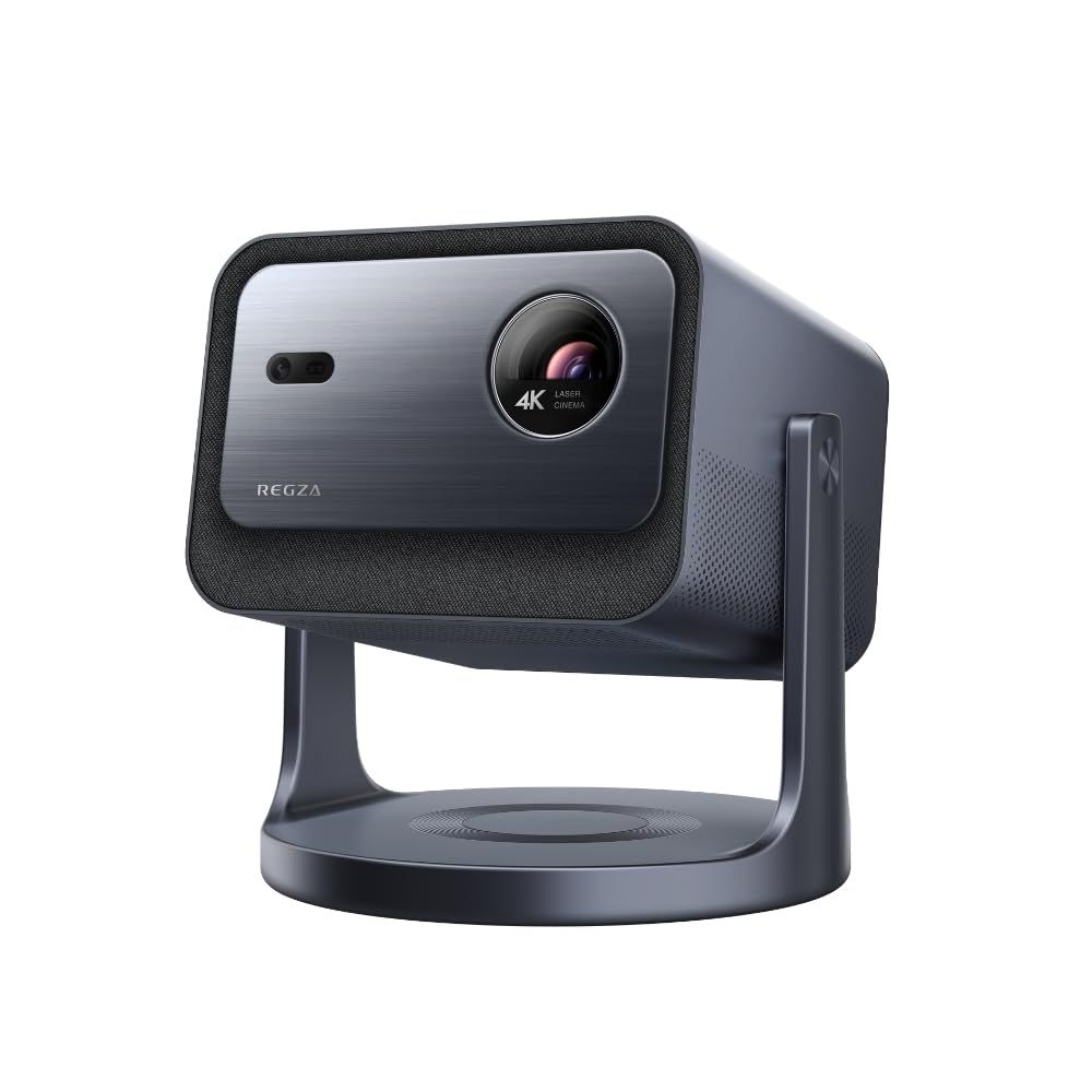 VGP 2025 受賞 REGZA レグザ 4 K プロジェクター RLC-V 7 R RGB レーザー 20 W 2 ch Google TV搭載 スマホ連携 000 ISOルーメン 自動台形補正 自動フォーカス調整 Kプロジェクター
