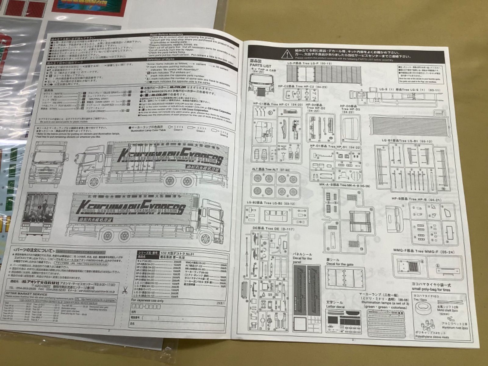 アオシマ 1/32 大型デコトラ 椎名急送 恵一丸Ⅲ - メルカリ
