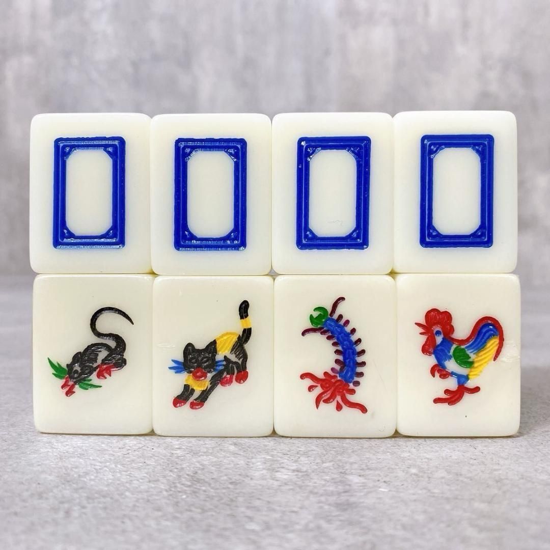 W213 ジャンボ麻雀牌 透明 完品 中国 台湾 香港 ビッグ マージャン