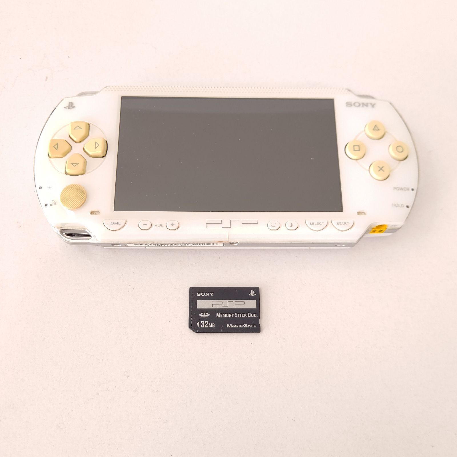ソニー PSP 1000 セラミックホワイト プレイステーションポータブル ゲーム