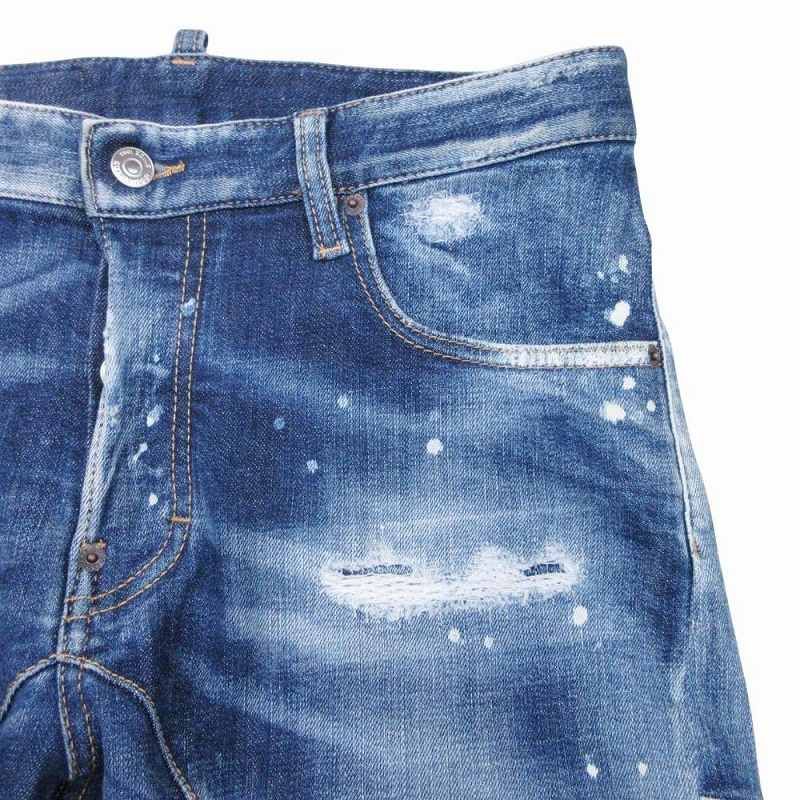 極美品 24aw ディースクエアード DSQUARED2 Tidy Biker Jean タイ