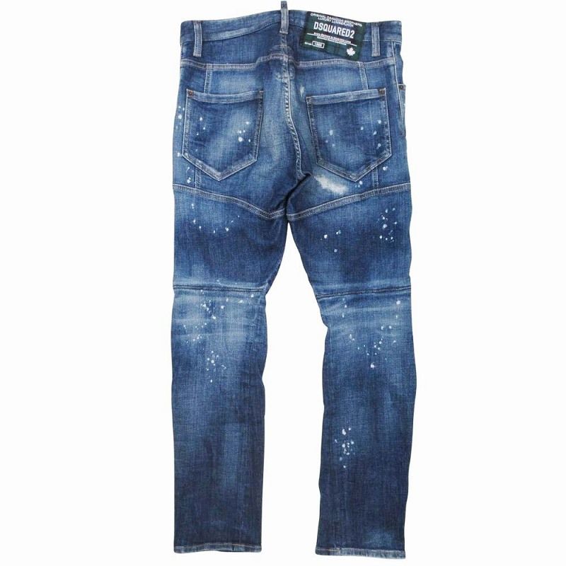 極美品 24aw ディースクエアード DSQUARED2 Tidy Biker Jean タイ