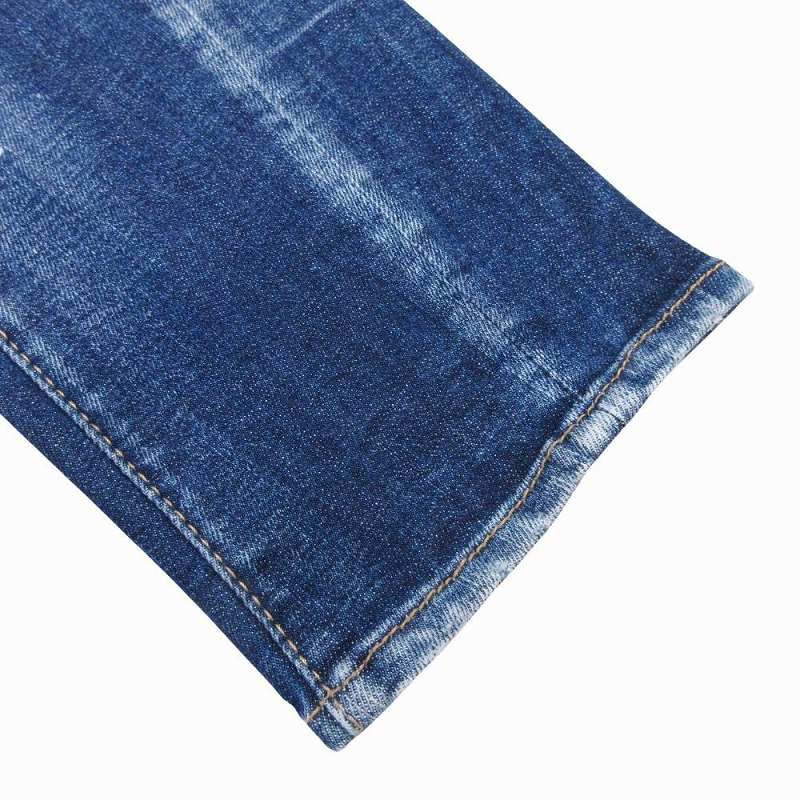 DSQUARED2 バイカー ダメージ加工 ダークブルー デニム 極美品 24aw ディースクエアード DSQUARED2 Tidy Biker Jean タイ