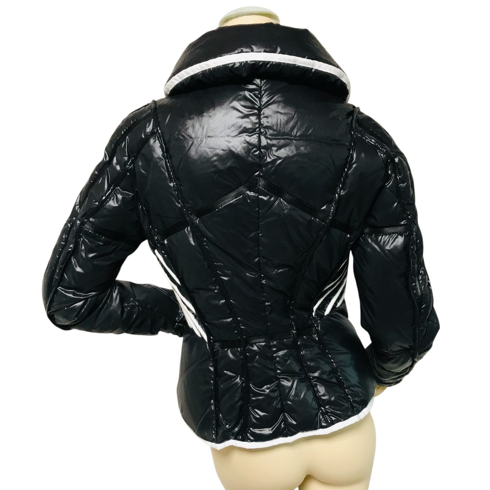 【美品】モンクレール　薄手ダウンジャケット2 MONCLER 2 ダウン ジャケット 難あり ブラック モンクレール