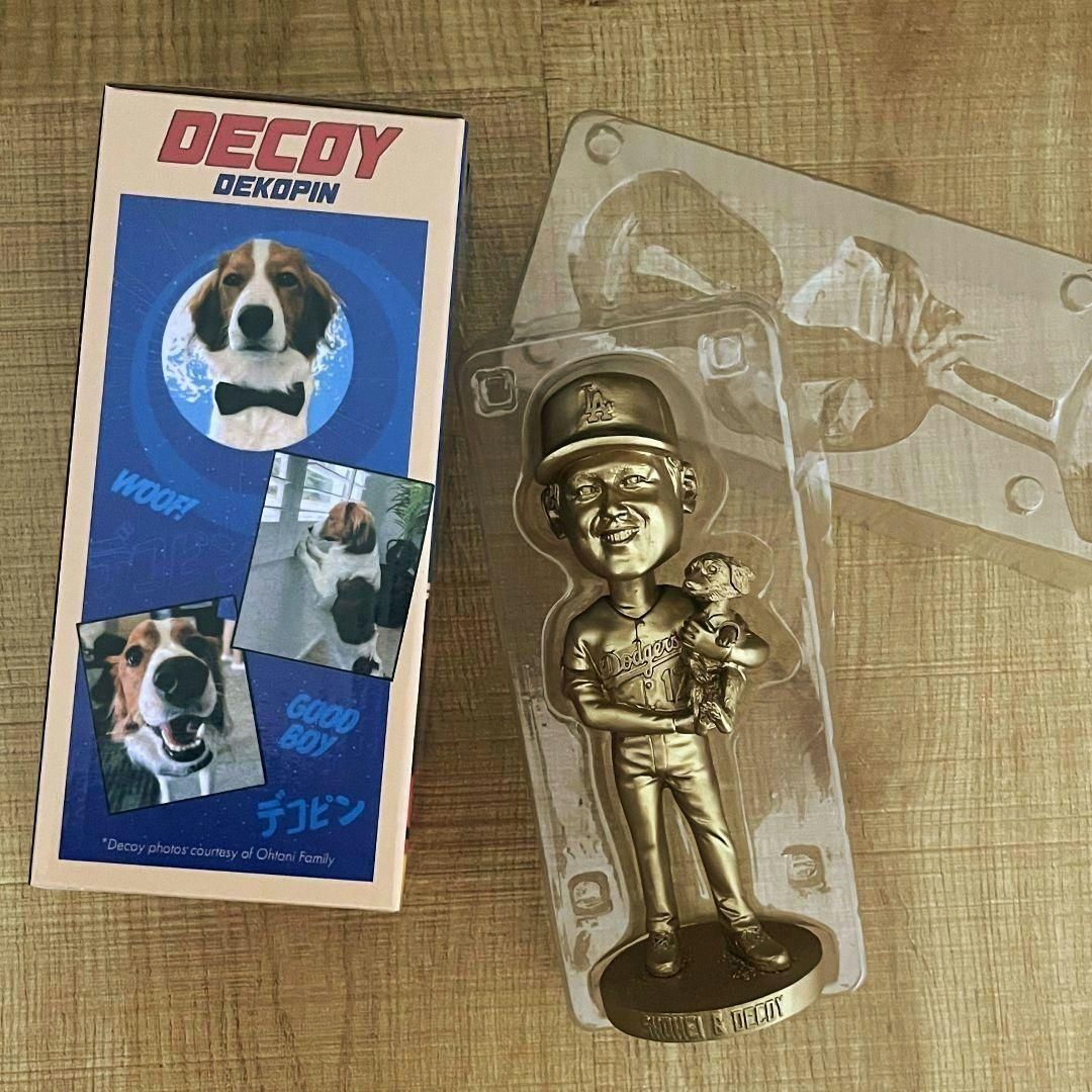 超良個体！ ゴールド ボブルヘッド 大谷翔平＆デコピンボブルヘッド