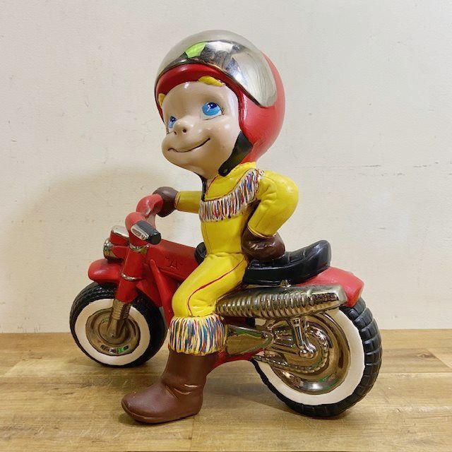 アメリカ ヴィンテージ 80’s バイク BOY MAC MOLD アメリカン雑貨 インテリア 店舗備品 アメトイ B 5375