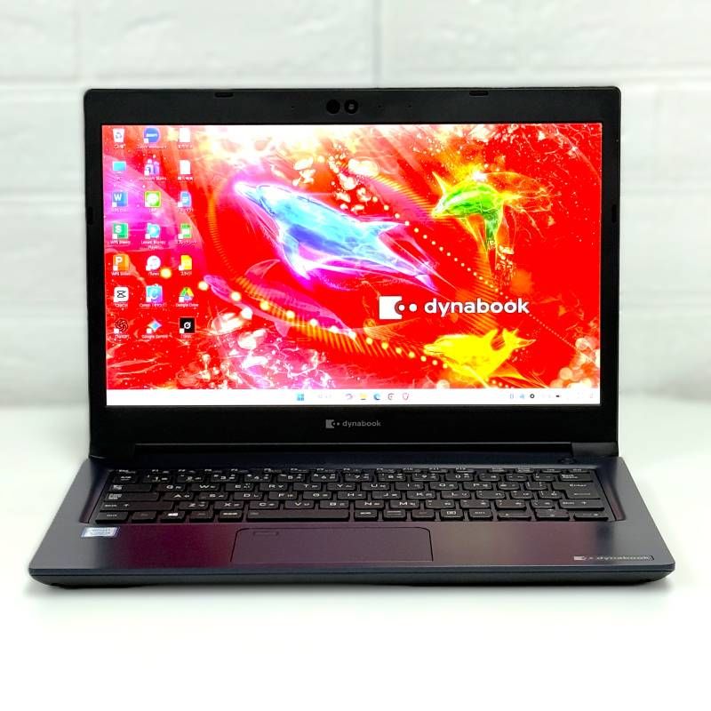 整備済み品】東芝/ノートパソコン/windows11/SSD/第8世代/フルHD/13.3