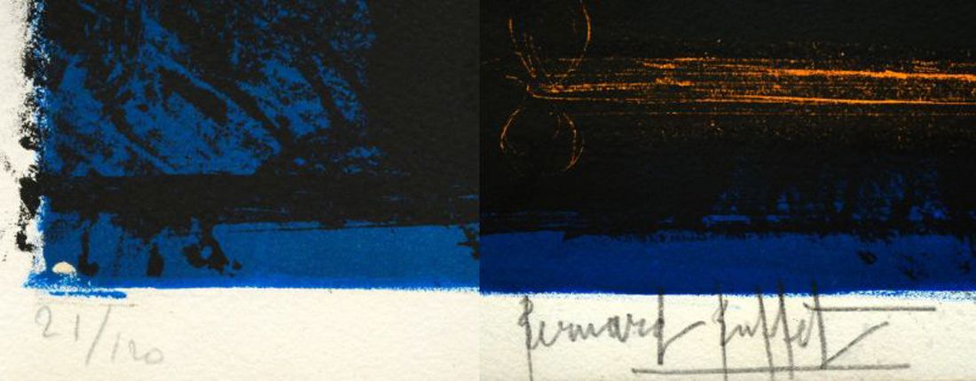 ベルナール ビュッフェ（Bernard BUFFET）「獅子使い（『サーカス