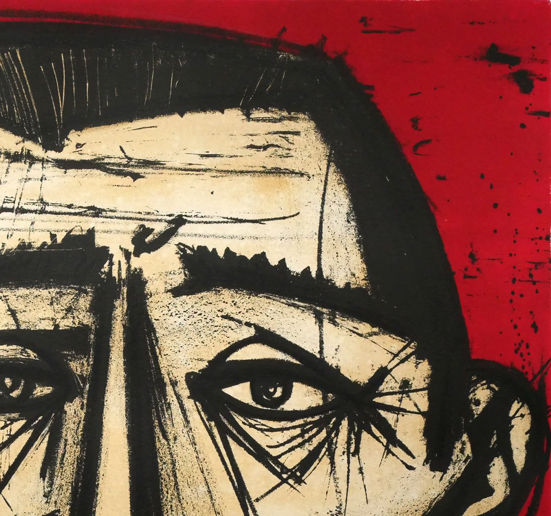 ベルナール ビュッフェ（Bernard BUFFET）「獅子使い（『サーカス