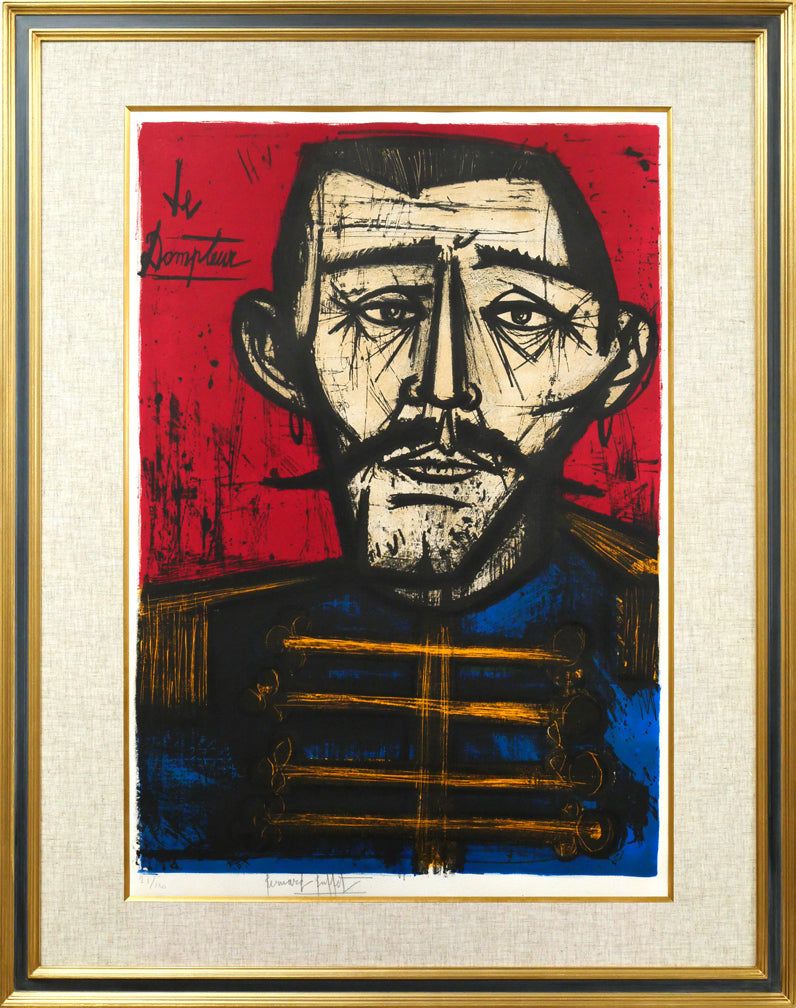 ベルナール ビュッフェ（Bernard BUFFET）「獅子使い（『サーカス