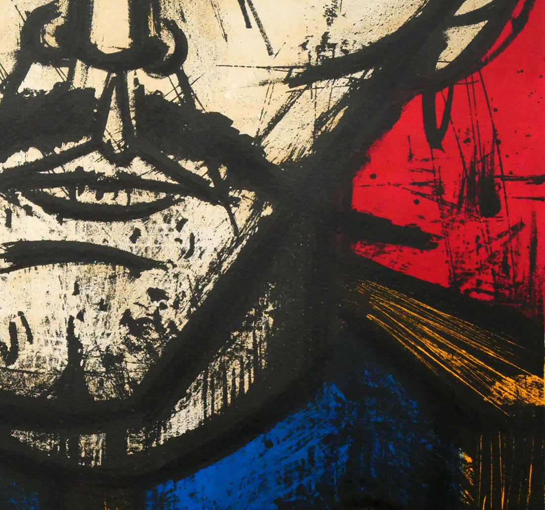 ベルナール ビュッフェ（Bernard BUFFET）「獅子使い（『サーカス