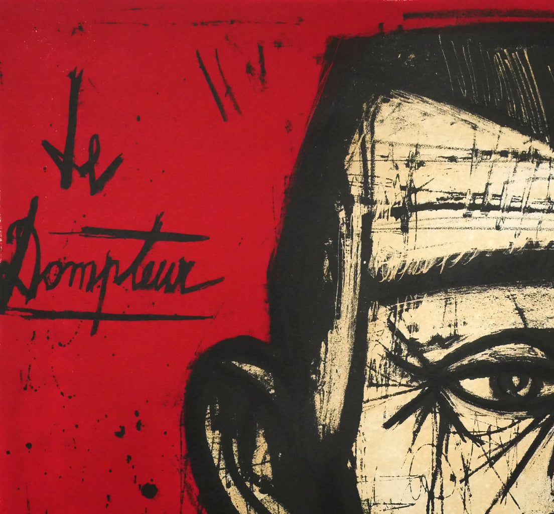 ベルナール ビュッフェ（Bernard BUFFET）「獅子使い（『サーカス