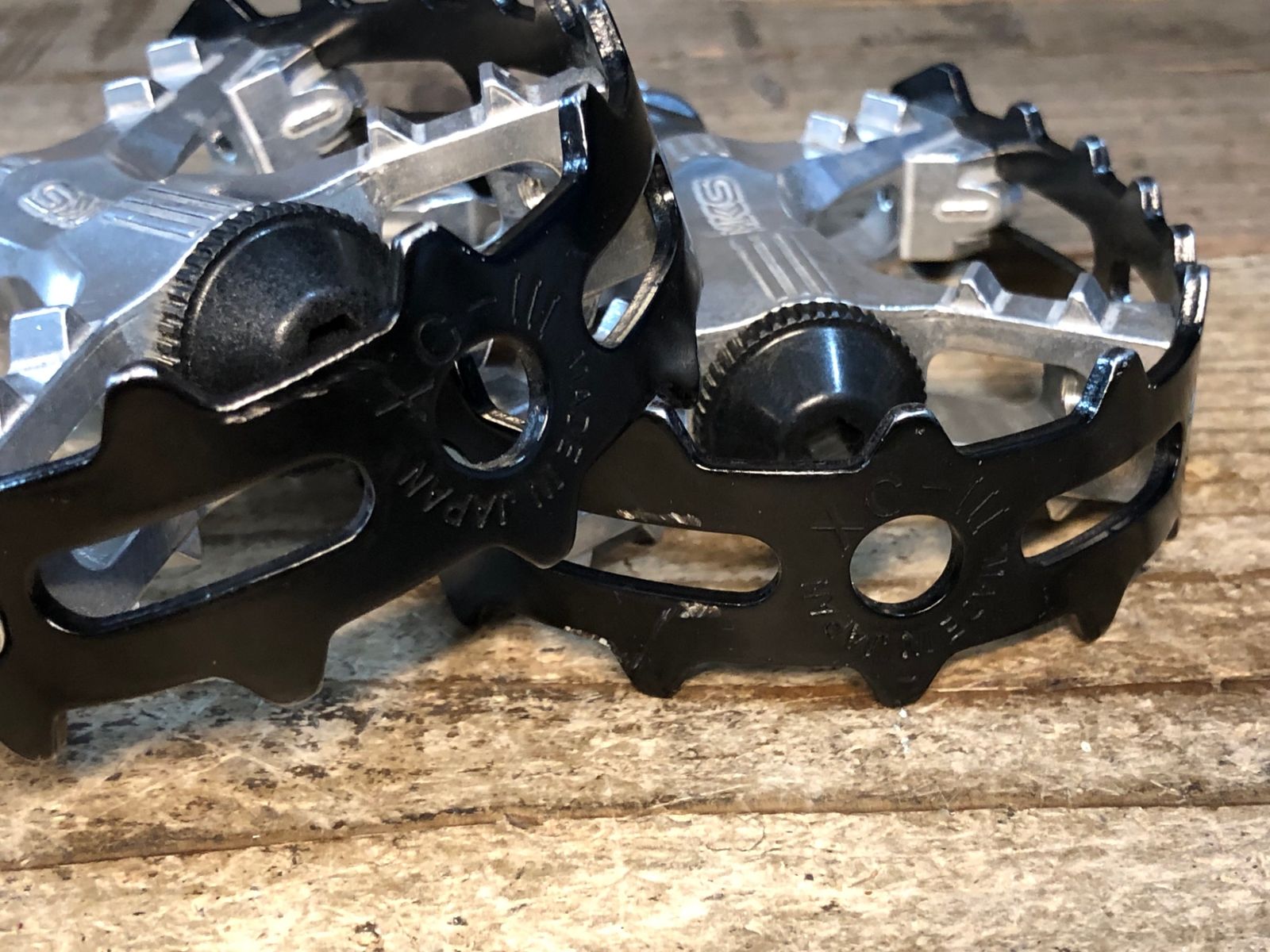 JP187 三ヶ島 MKS XC-III bear trap pedal フラットペダル - メルカリ