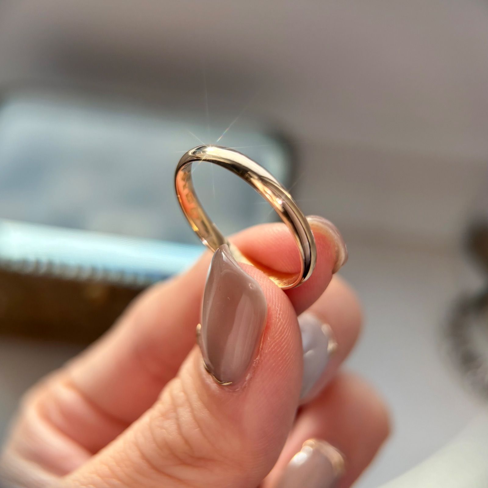 【買取店】K18 甲丸リング ゴールド 金 11号 3.0g 買取店】日本製✴︎ K18 甲丸リング ゴールド 19.5号 2.3g 18金【C2628