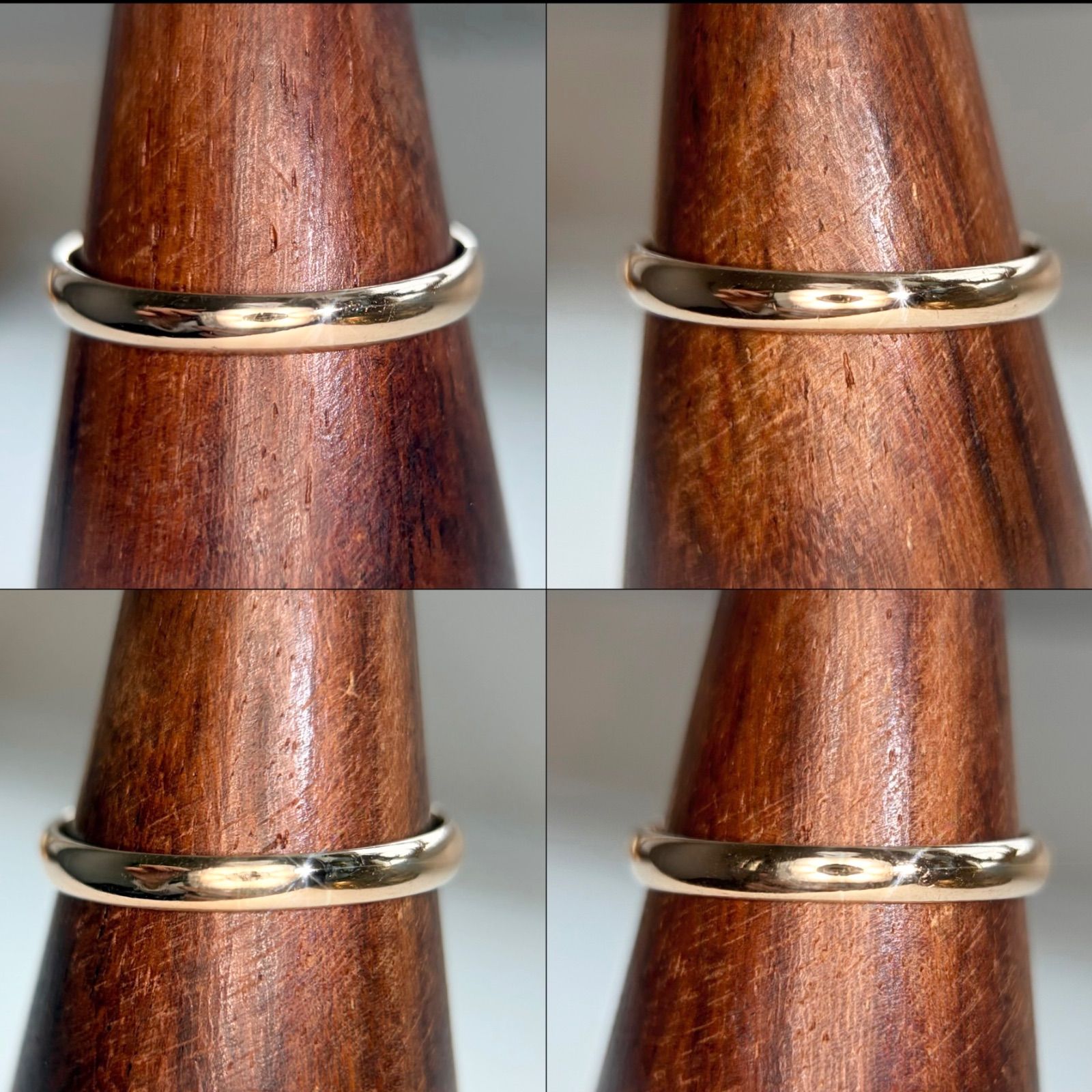  K 18 甲丸リング ゴールド 19.5号 2.3 g 18金 C 2628 リング 指輪 アクセサリー