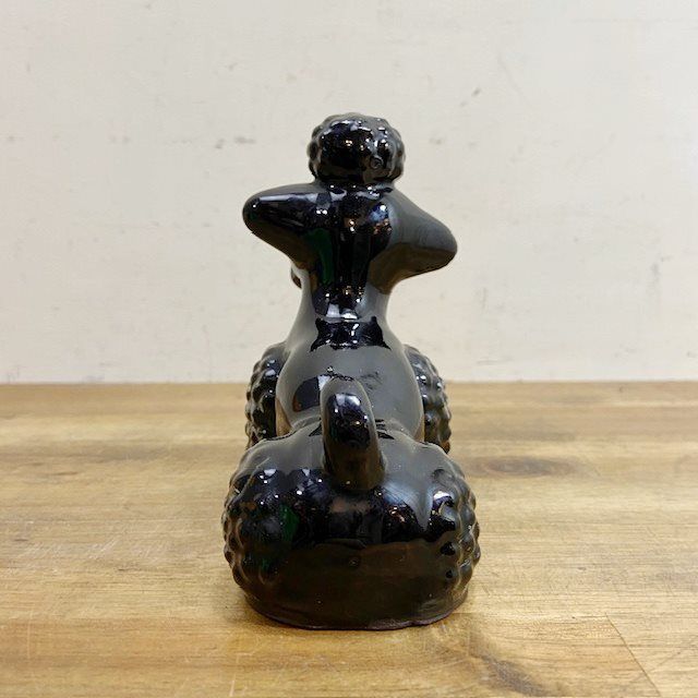 プードル　置物　アメリカ　ビンテージ　雑貨 アメリカ ヴィンテージ プードル 置物 50's 60's MADE IN JAPAN