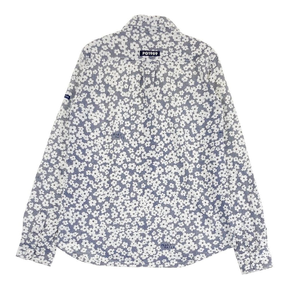 サイズ：1 PEARLY GATES パーリーゲイツ 長袖ポロシャツ ボタンダウン