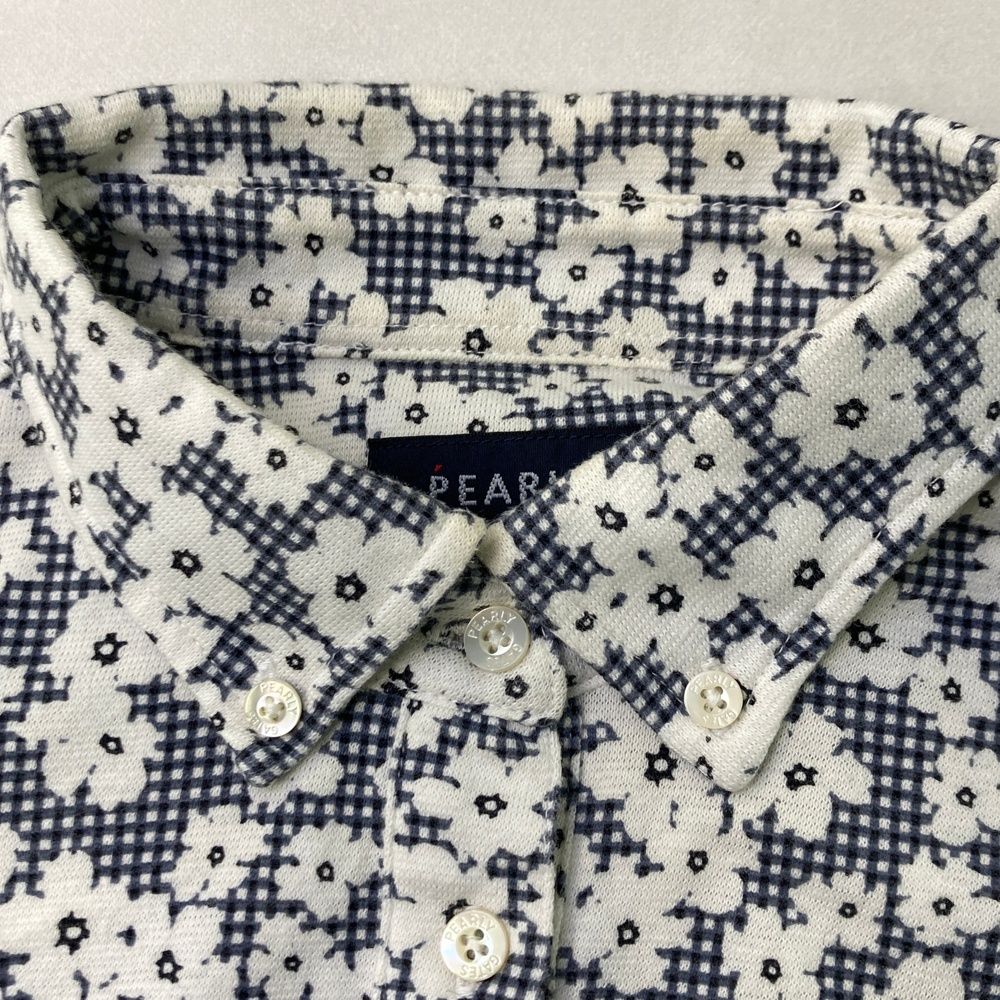 サイズ：1 PEARLY GATES パーリーゲイツ 長袖ポロシャツ ボタンダウン