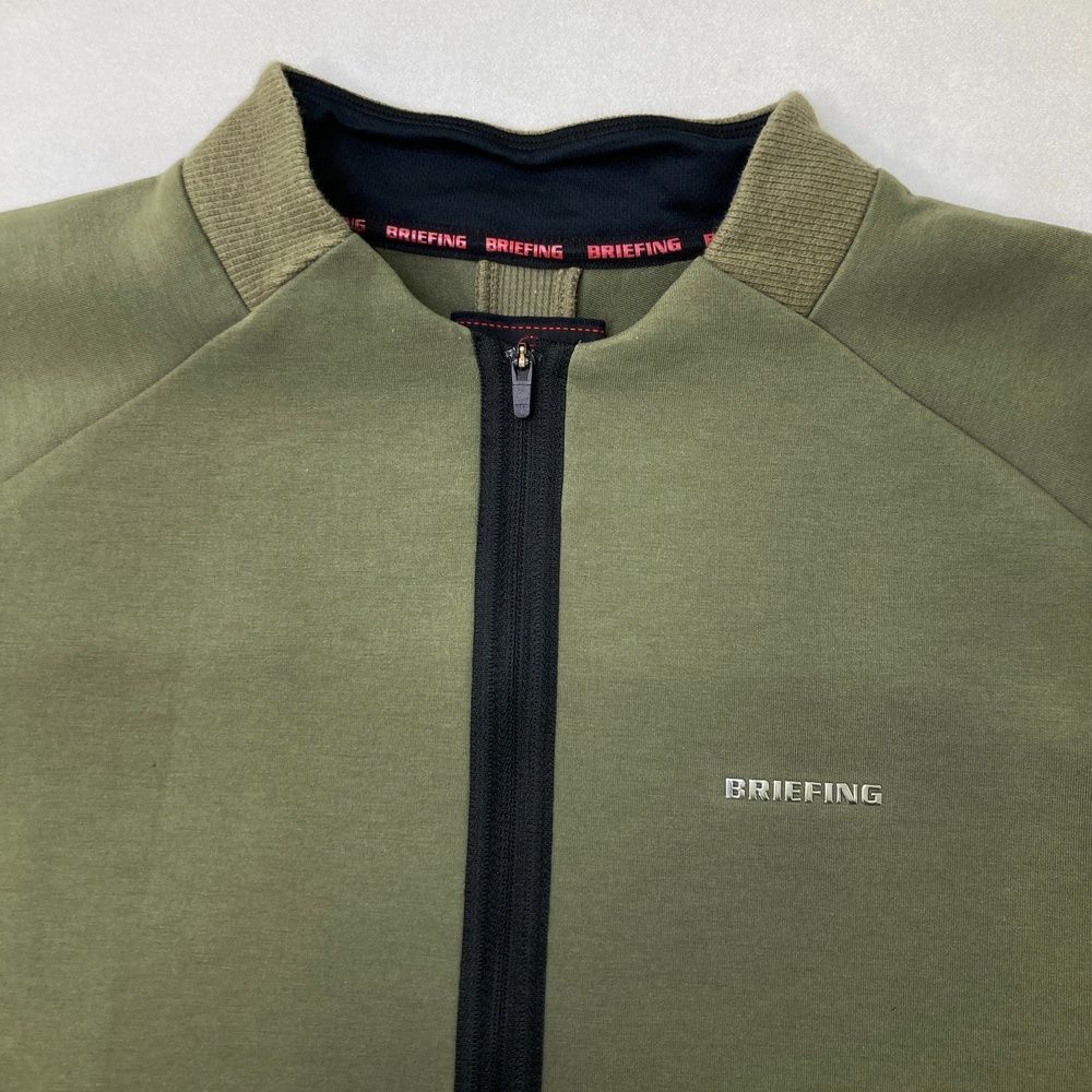 サイズ：L BRIEFING GOLF ブリーフィング ハーフジップスウェット